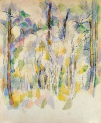 In the Woods -  Paul Cezanne Oil Painting