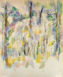 In the Woods - Paul Cezanne Oil Painting