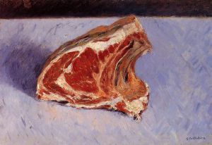 Rib of Beef - Gustave Caillebotte Oil Painting