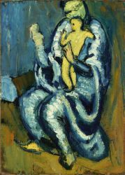 Motherhood II -   Pablo Picasso Oil Painting