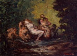 Neried and Tritons -  Paul Cezanne oil painting