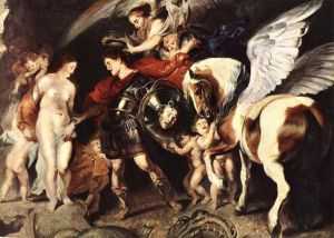 Perseus and Andromeda -  Peter Paul Rubens oil painting