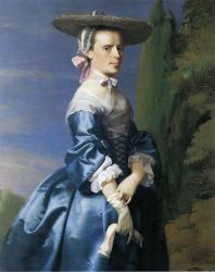 Mrs. Nathaniel Allen (Sarah Sargnet) - Oil Painting Reproduction On Canvas