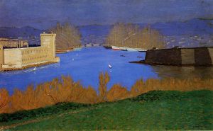 The Port of Marseille -   Felix Vallotton Oil Painting