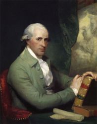 Benjamin West - Gilbert Stuart Oil Painting