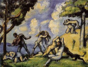 The Battle of Love, I -   Paul Cezanne oil painting