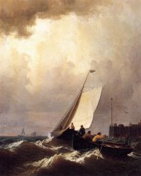 Rough Seas - William Bradford Oil Painting