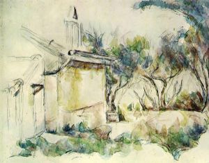 Jourdan's Cottage - Paul Cezanne Oil Painting
