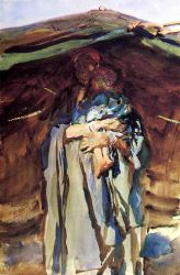 Bedouin Mother -  John Singer Sargent Oil Painting