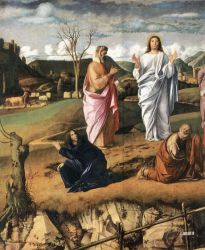 Transfiguration of Christ (detail) II -   Giovanni Bellini Oil Painting
