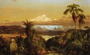 Cayambe -   Frederic Edwin Church Oil Painting