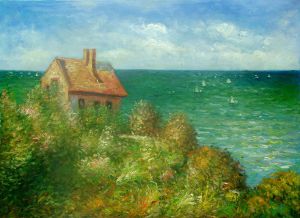 Fishermans Cottage At Varengeville II - Oil Painting Reproduction On Canvas