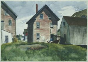 Gloucester Mansion -  Edward Hopper Oil Painting