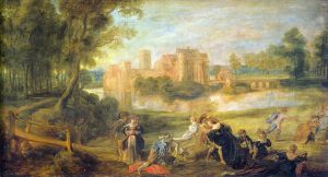 Castle Garden - Peter Paul Rubens Oil Painting