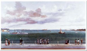 Bombardment of Fort Sumter, Charleston Harbor, Charleston, South Carolina, 1863 - Oil Painting Reproduction On Canvas