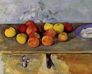 Apples and Biscuits -    Paul Cezanne Oil Painting