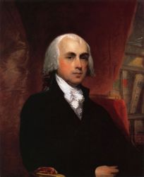 James Madison -   Gilbert Stuart Oil Painting