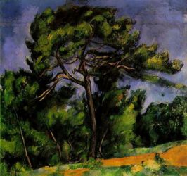 The Great Pine -  Paul Cezanne Oil Painting