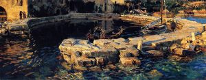 San Vigilio, Lake Garda -  John Singer Sargent Oil Painting