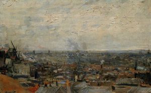 View of Paris from Montmartre - Vincent Van Gogh Oil Painting