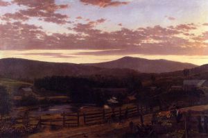 Ira Mountain, Vermont -  Frederic Edwin Church Oil Painting