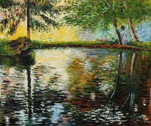 The Pond at Montgeron, 1876 - Oil Painting Reproduction On Canvas