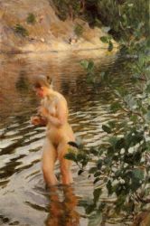 Frileuse - Anders Zorn Oil Painting