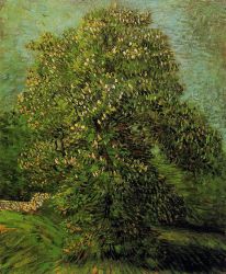 Chestnut Tree in Bloom V - Vincent Van Gogh Oil Painting