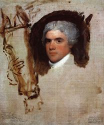 John Bill Ricketts (unfinished) - Gilbert Stuart Oil Painting