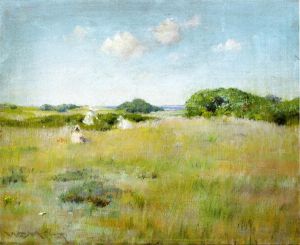 A Summer Day -  William Merritt Chase Oil Painting