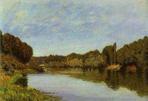 The Seine at Bougival II - Oil Painting Reproduction On Canvas