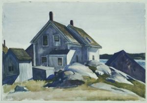 House at the Fort, Gloucester -  Edward Hopper Oil Painting