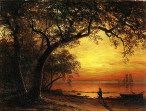 Island of New Providence - Albert Bierstadt Oil Painting