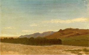 The Plains Near Fort Laramie -   Albert Bierstadt Oil Painting