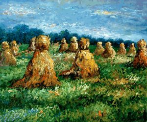 The Haysheaves -   Claude Monet Oil Painting
