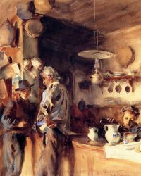 A Spanish Interior - John Singer Sargent Oil Painting