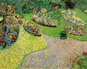 Garden in Auvers - Vincent Van Gogh oil painting
