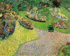 Garden in Auvers -  Vincent Van Gogh oil painting