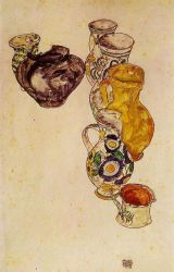 Peasants' Jug - Egon Schiele Oil Painting