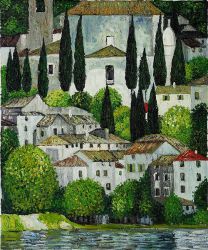 Church in Cassone - Oil Painting Reproduction On Canvas