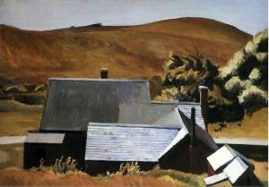 Burly Cobb\'s House, South Truro -   Edward Hopper Oil Painting