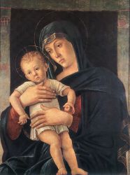Madonna with the Child II - Giovanni Bellini Oil Painting
