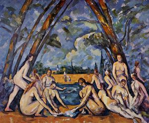 The Large Bathers -   Paul Cezanne oil painting