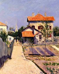 The Artist's House at Petit Gennevilliers - Gustave Caillebotte Oil Painting