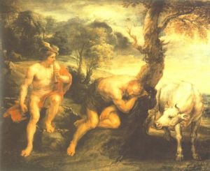 Mercury and Argus -  Peter Paul Rubens oil painting