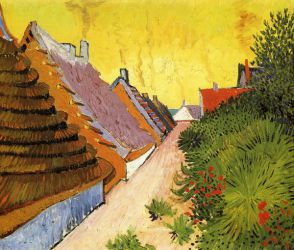 Street in Saintes-Maries -  Vincent Van Gogh Oil Painting