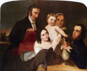 The Alexander Family Group Portrait -  Thomas Sully Oil Painting