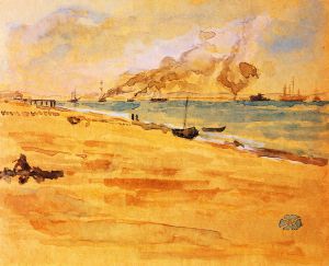 Study for - James Abbott McNeill Whistler Oil Painting