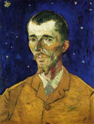 The Poet, Portrait of Eugene Boch -   Vincent Van Gogh Oil Painting