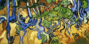 Roots and Tree Trunks -  Vincent Van Gogh Oil Painting